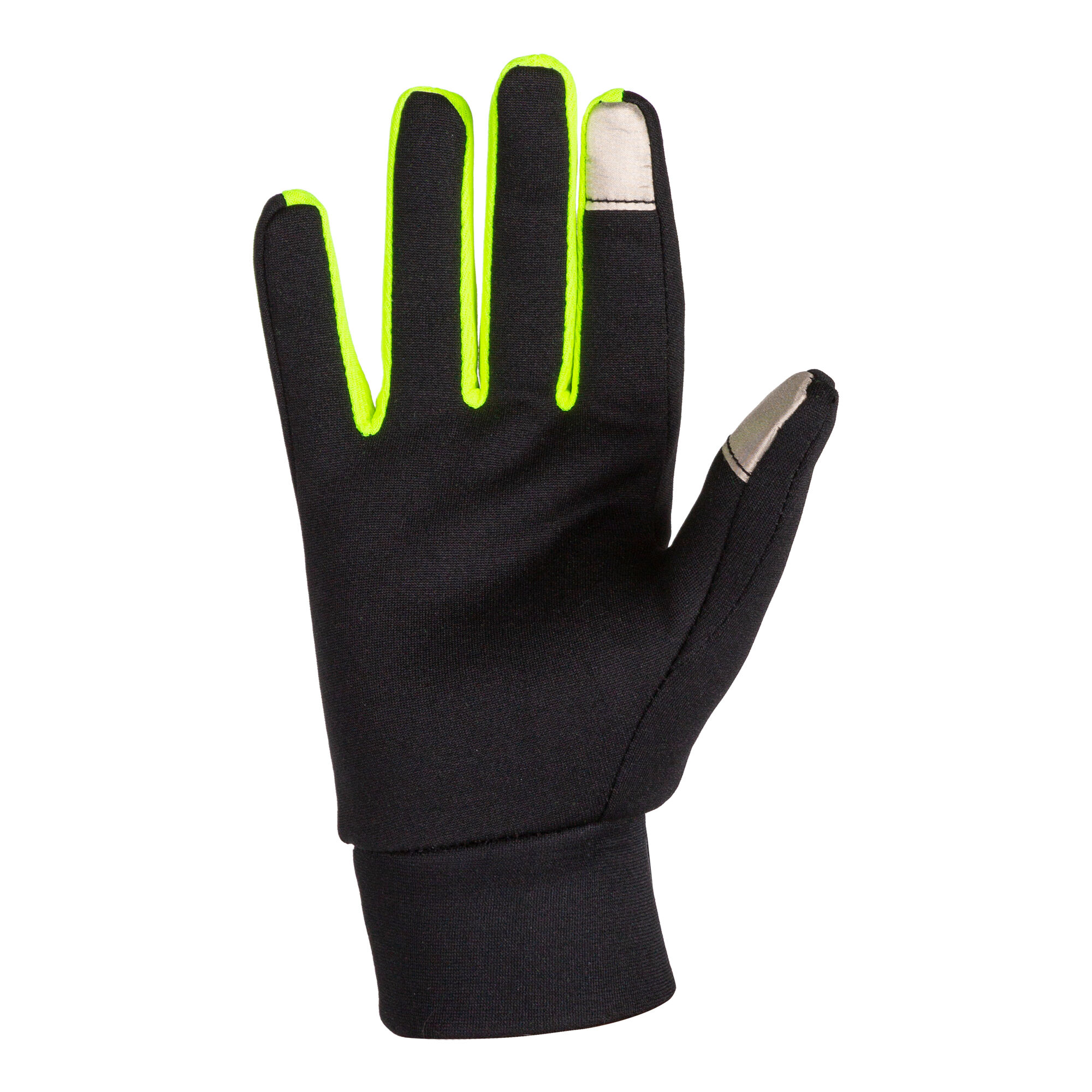 Rękawiczki Táctil czarny fluorescencyjny zólty
