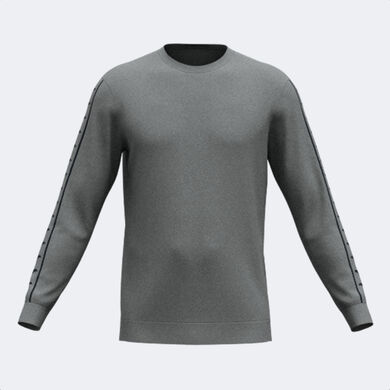 Sweat-shirt homme Icono Street gris noir