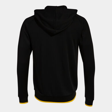 Giacca con cappuccio uomo Tiger V nero giallo