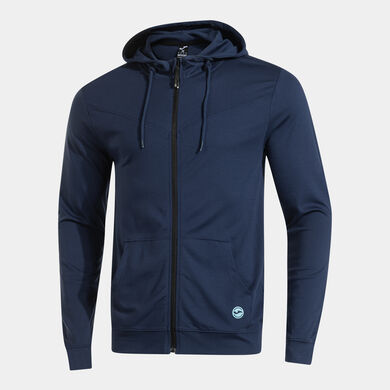 Hooded jacket man Indoor Gym navy blue