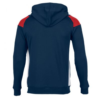 Chaqueta con capucha hombre Crew III marino rojo blanco