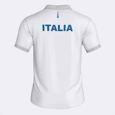 Kurzarm-poloshirt Italienischer Verband Für Tennis Und Padel