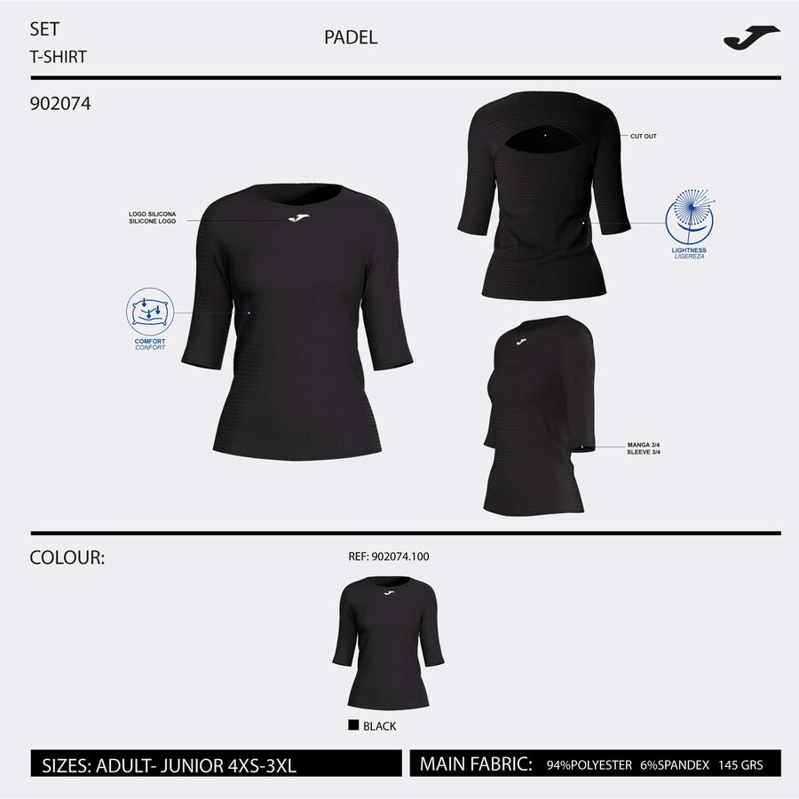 CAMISETA MANGA 3/4 TORNEO