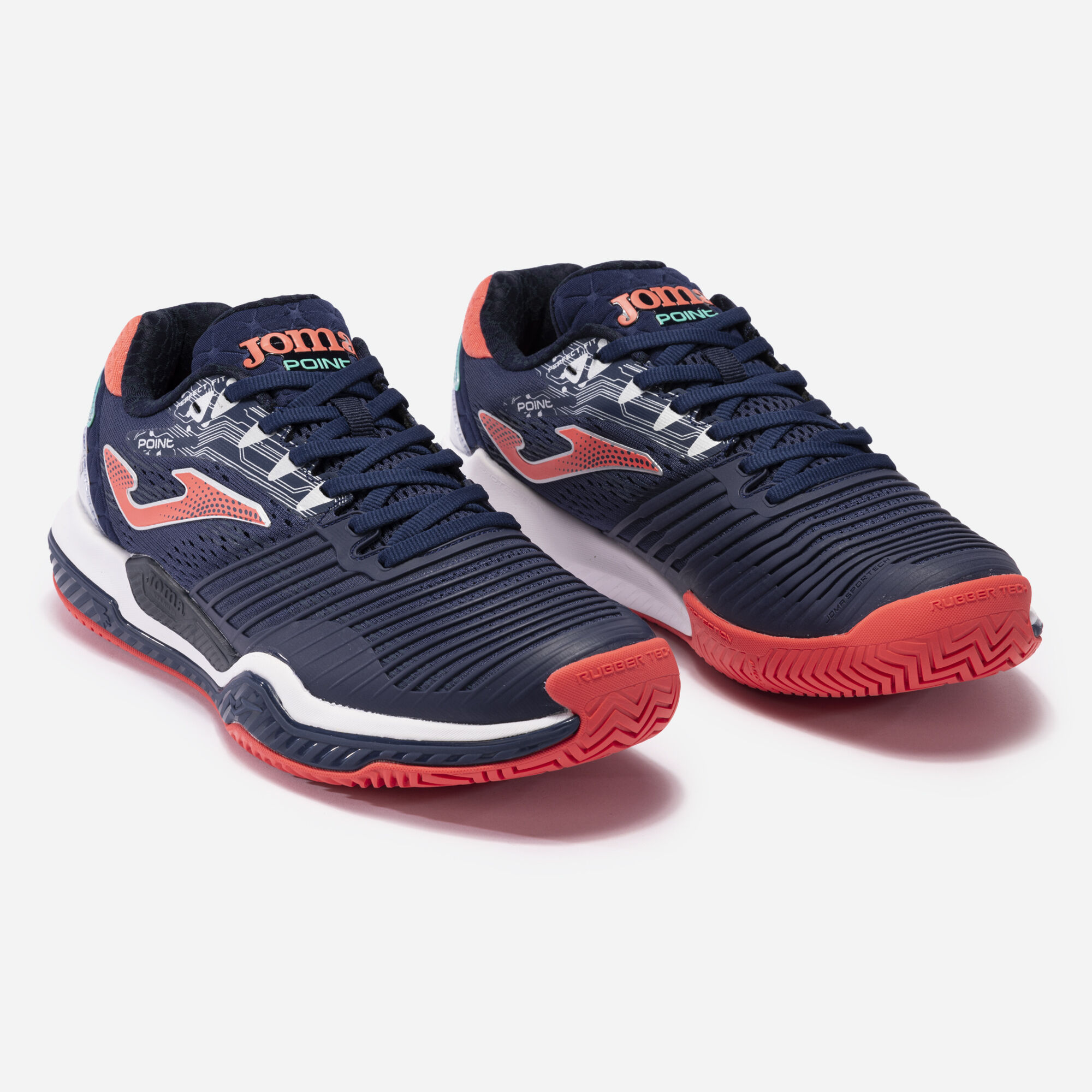Shoes T.Point 23 hard court man navy blue red