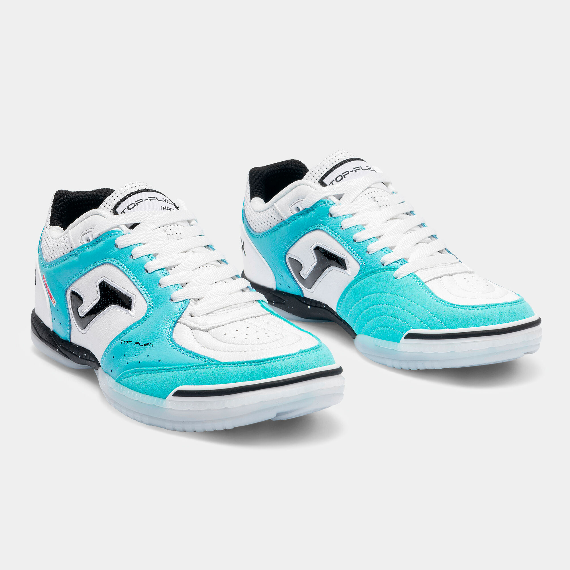 Futsal shoes Top Flex 26 indoor fluorescent turquoise white | JOMA®