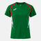 Tricou cu m&acirc;necă scurtă damă Championship 20 verde roșu