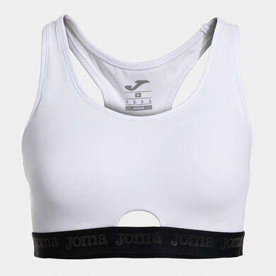 Sports bra woman Iconic white
