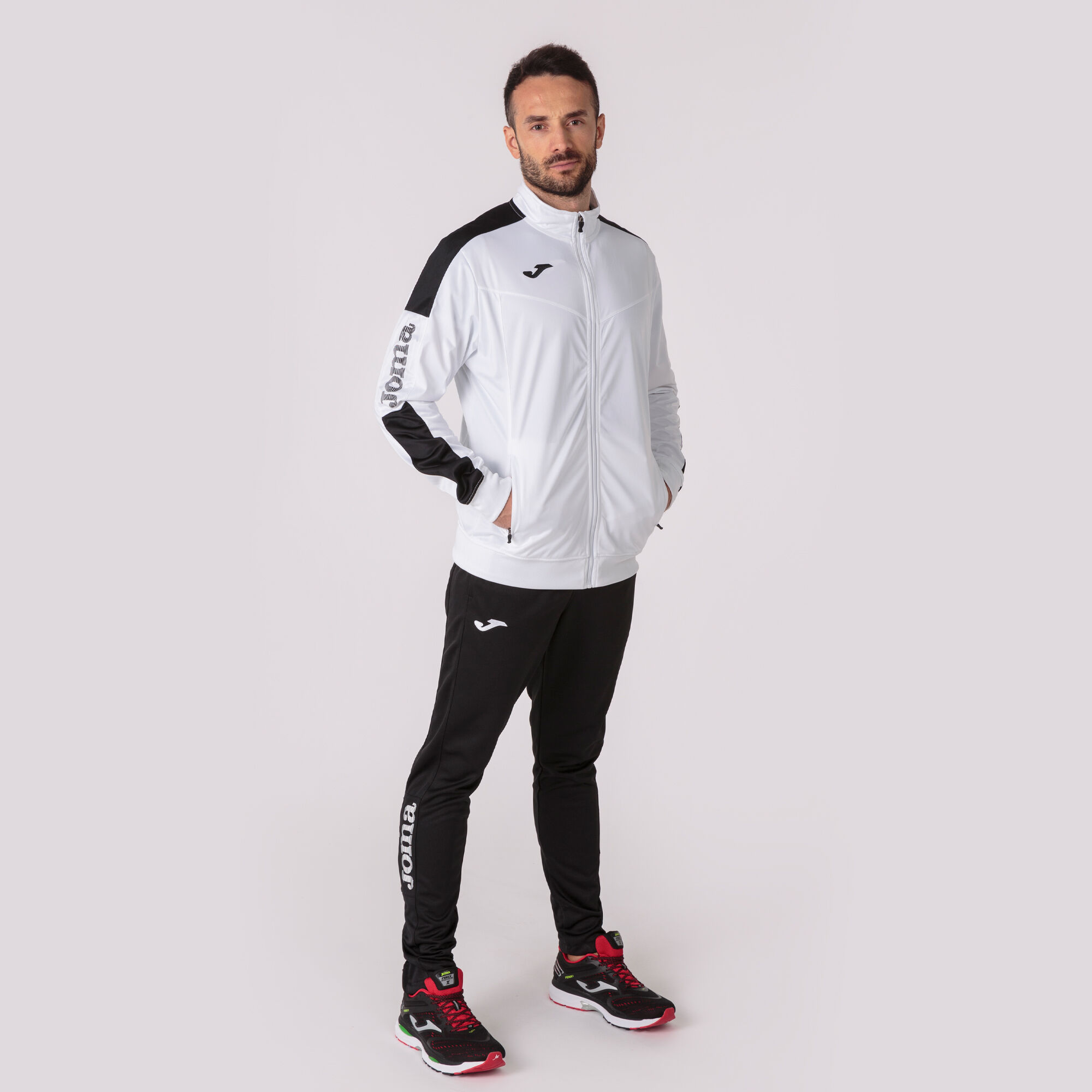 Jacket man Championship IV white black