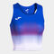Top mujer Elite VII royal blanco rojo