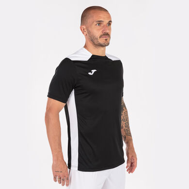 Camiseta manga corta hombre Championship VI negro blanco