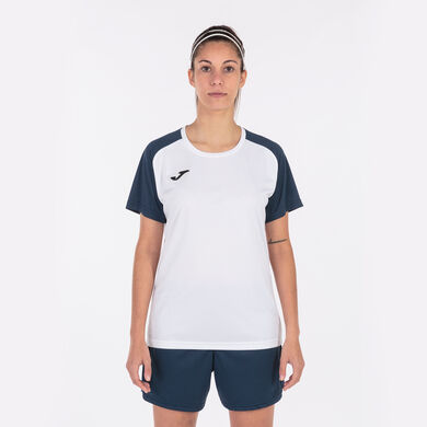 Camiseta manga corta mujer Academy IV blanco marino