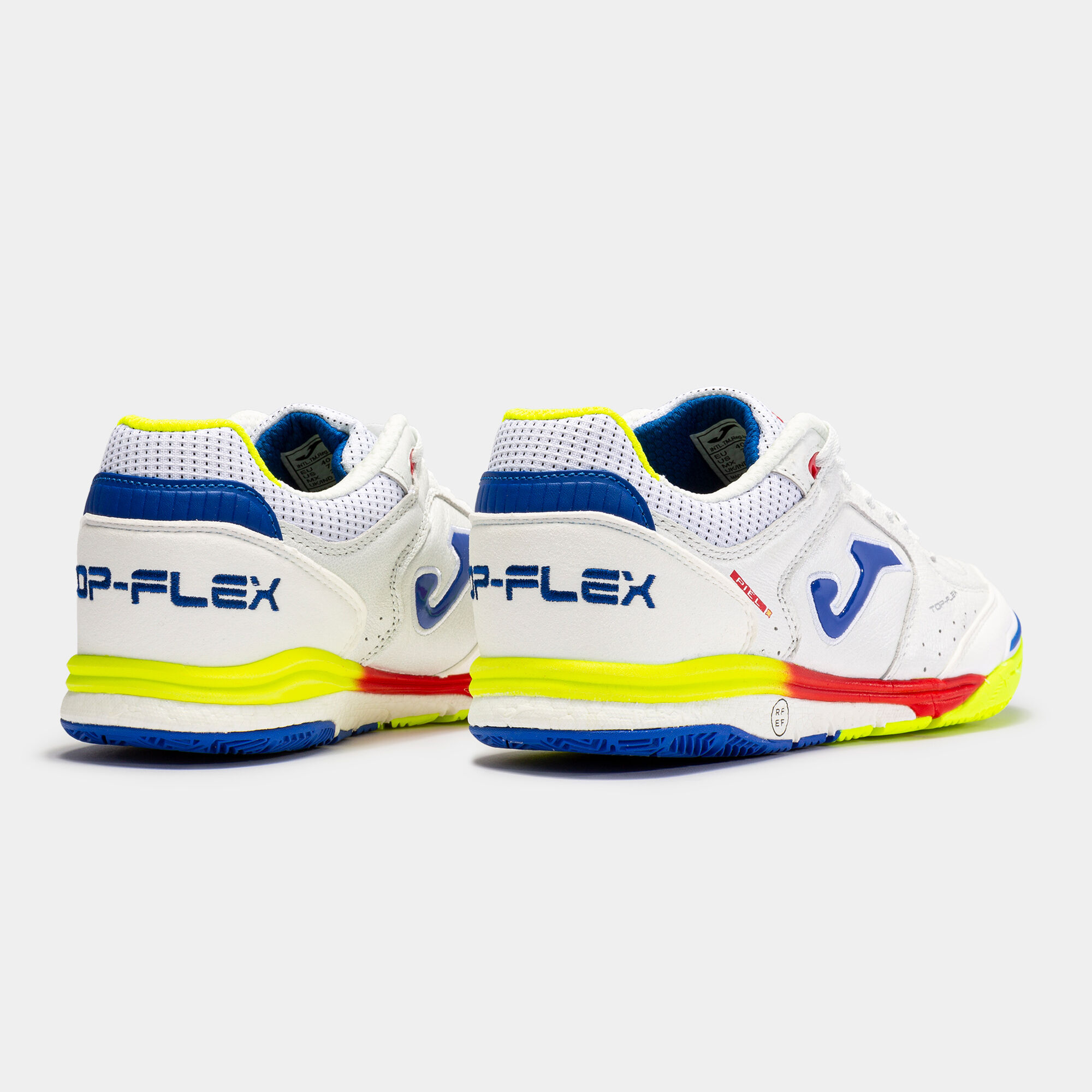 Futsal shoes Top Flex Rebound 22 indoor Spanish Futsal Selection white  fluorescent yellow