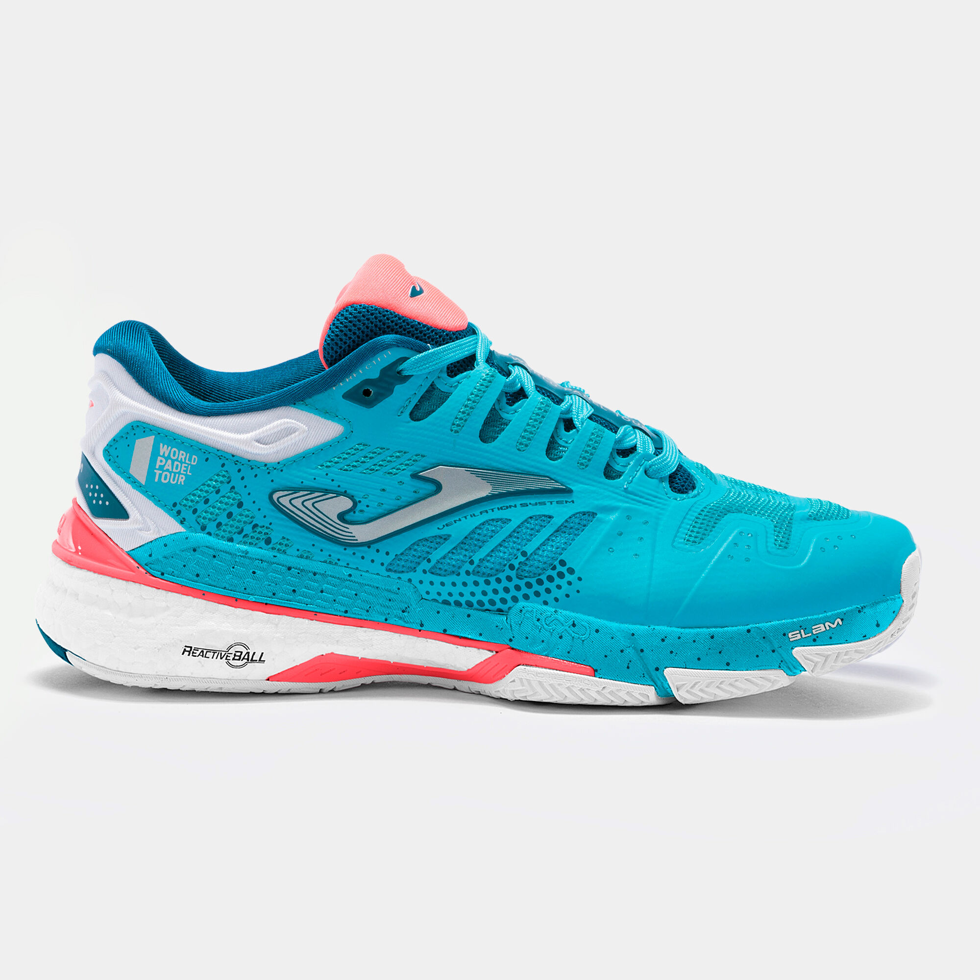 CHAUSSURES SLAM 21 TERRE BATTUE FEMME TURQUOISE