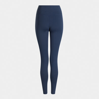 Long tights woman Indoor gym navy blue