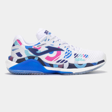 Sapatilhas pickleball Picklet 25 Pickle Pro Tour 25 unissexo branco azul marinho rosa