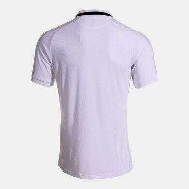 Shirt short sleeve man white black