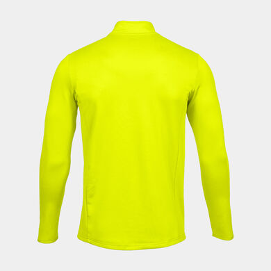 Sudadera hombre Running Night amarillo fl&uacute;or