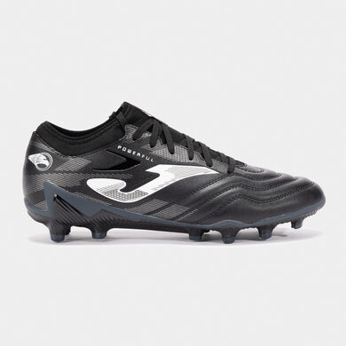 Botas fútbol Powerful 25 terreno firme FG negro