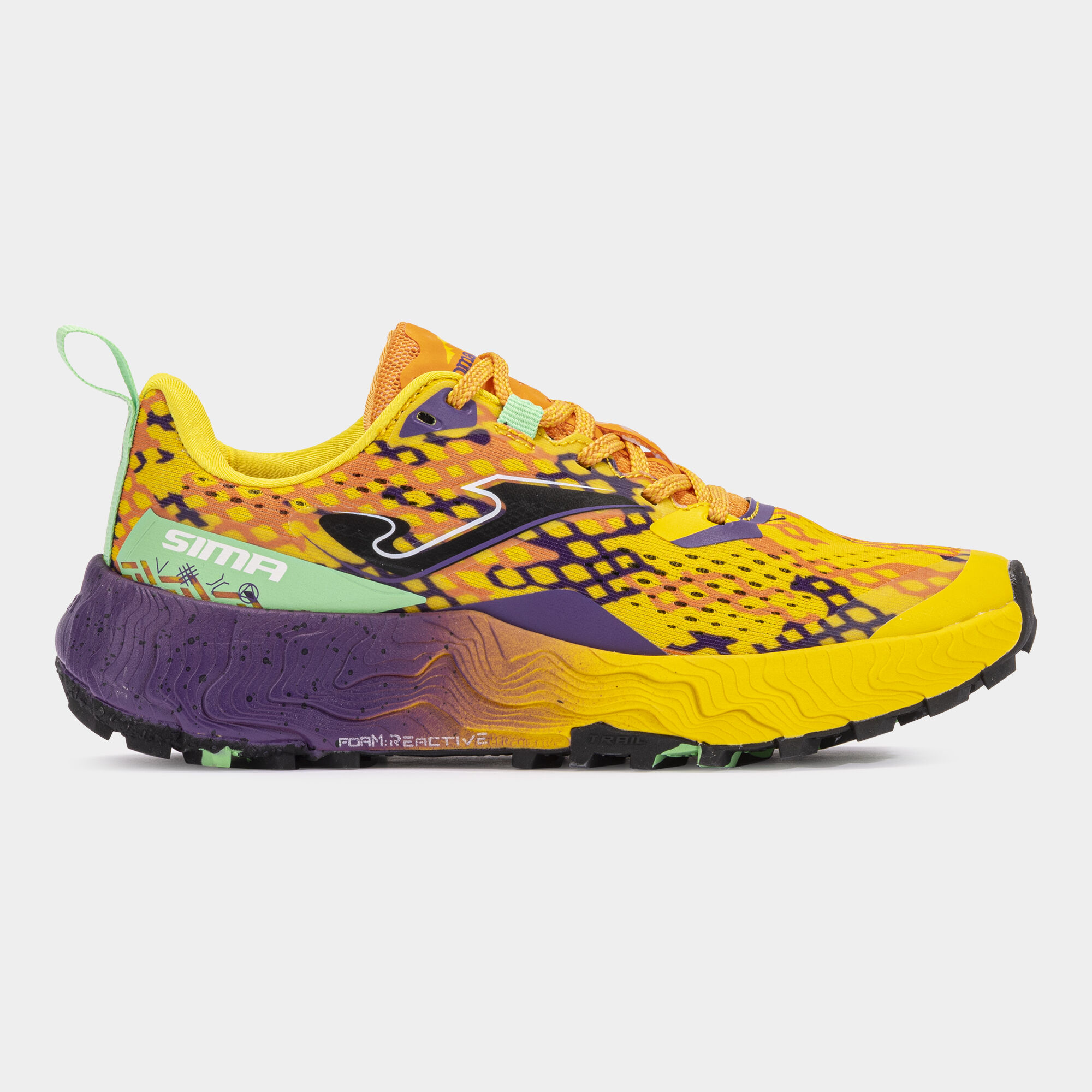 Zapatillas trail Sima Lady 24 mujer naranja morado JOMA