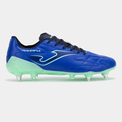 Scarpe da calcio Powerfull 26 terreno morbido SG blu royal