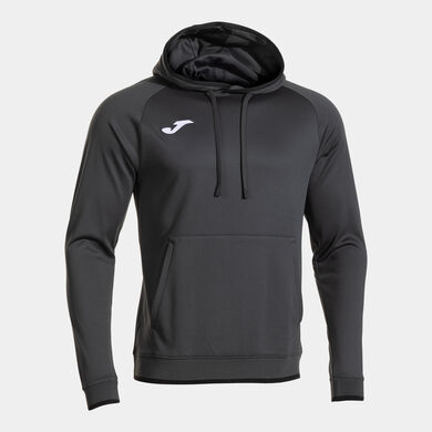 Felpa con cappuccio uomo Combi Premium antracite nero