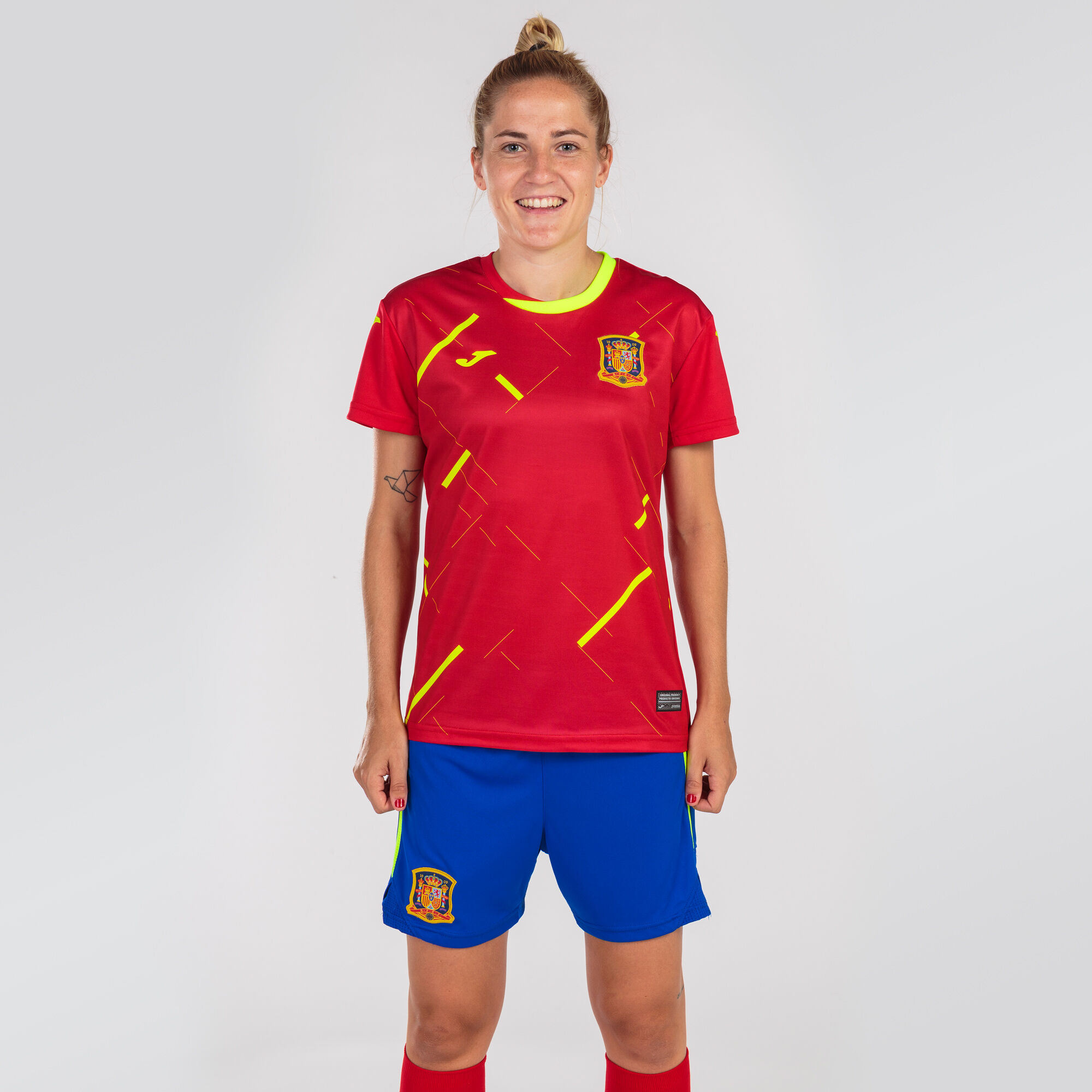 Tricou cu mânecă scurtă uniforma 1 SelecȚia Spaniolă De Fotbal Sală damă