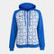 Hooded jacket woman Supernova III royal blue white