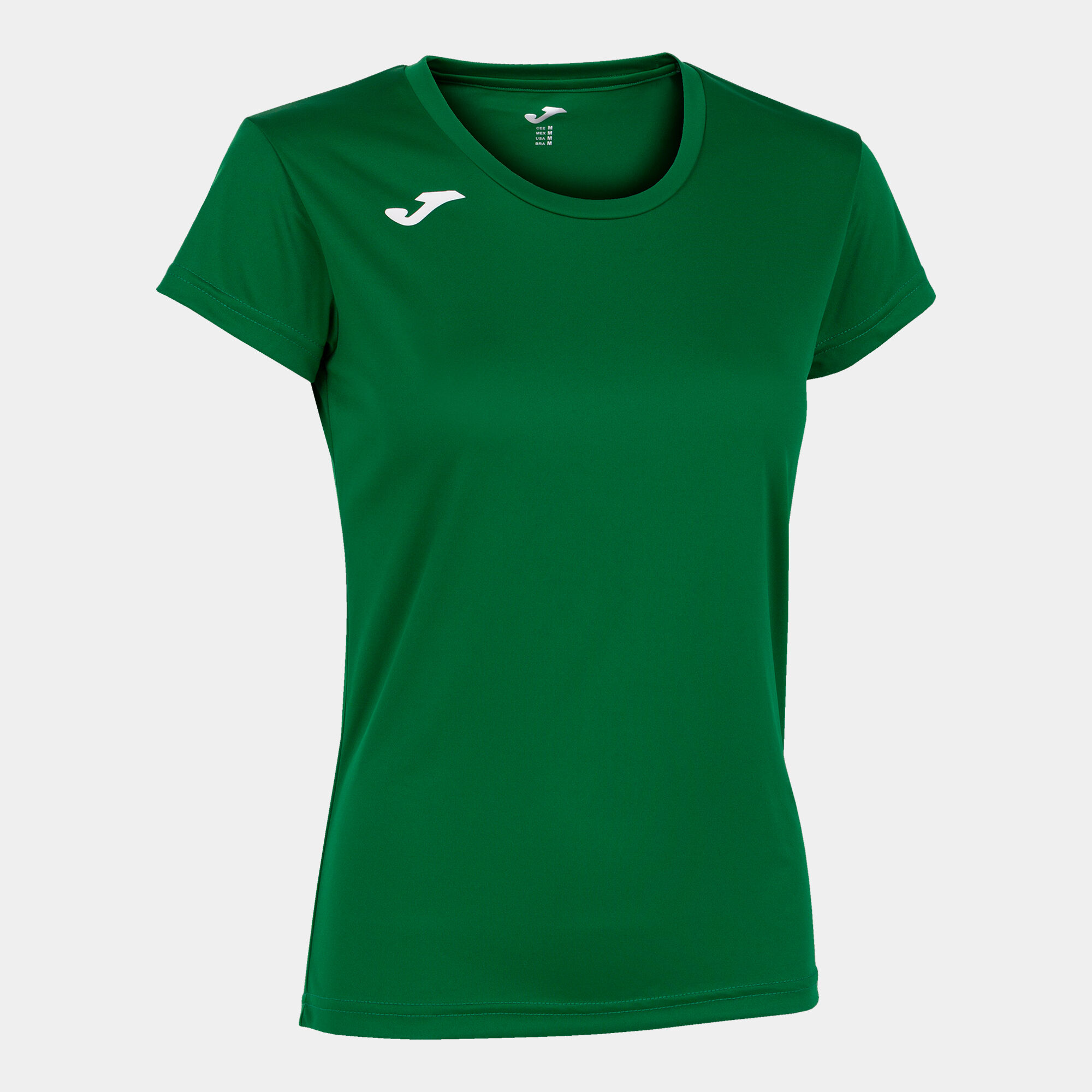 MAILLOT MANCHES COURTES FEMME RECORD II VERT