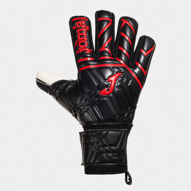 Guantes portero f&uacute;tbol Gk Pro negro rojo