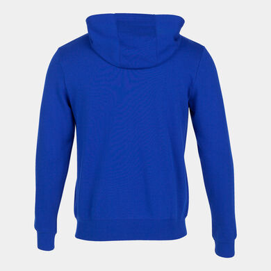 Hooded jacket man Jungle royal blue