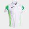 Pólo m/c homem Montreal branco verde fluorescente