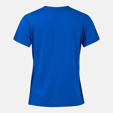 Tricou cu m&acirc;necă scurtă damă Picasho albastru regal alb
