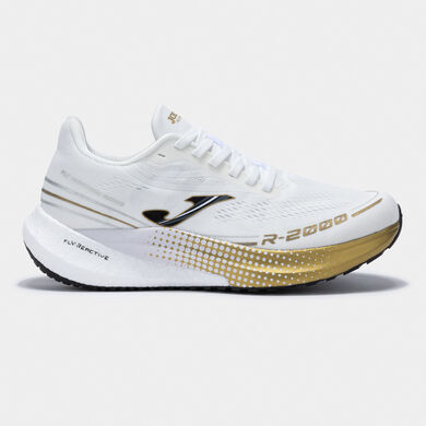 Scarpe running R.2000 25 unisex bianco oro