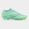 Botas fútbol Evolution Cup 24 terreno firme FG turquesa amarillo