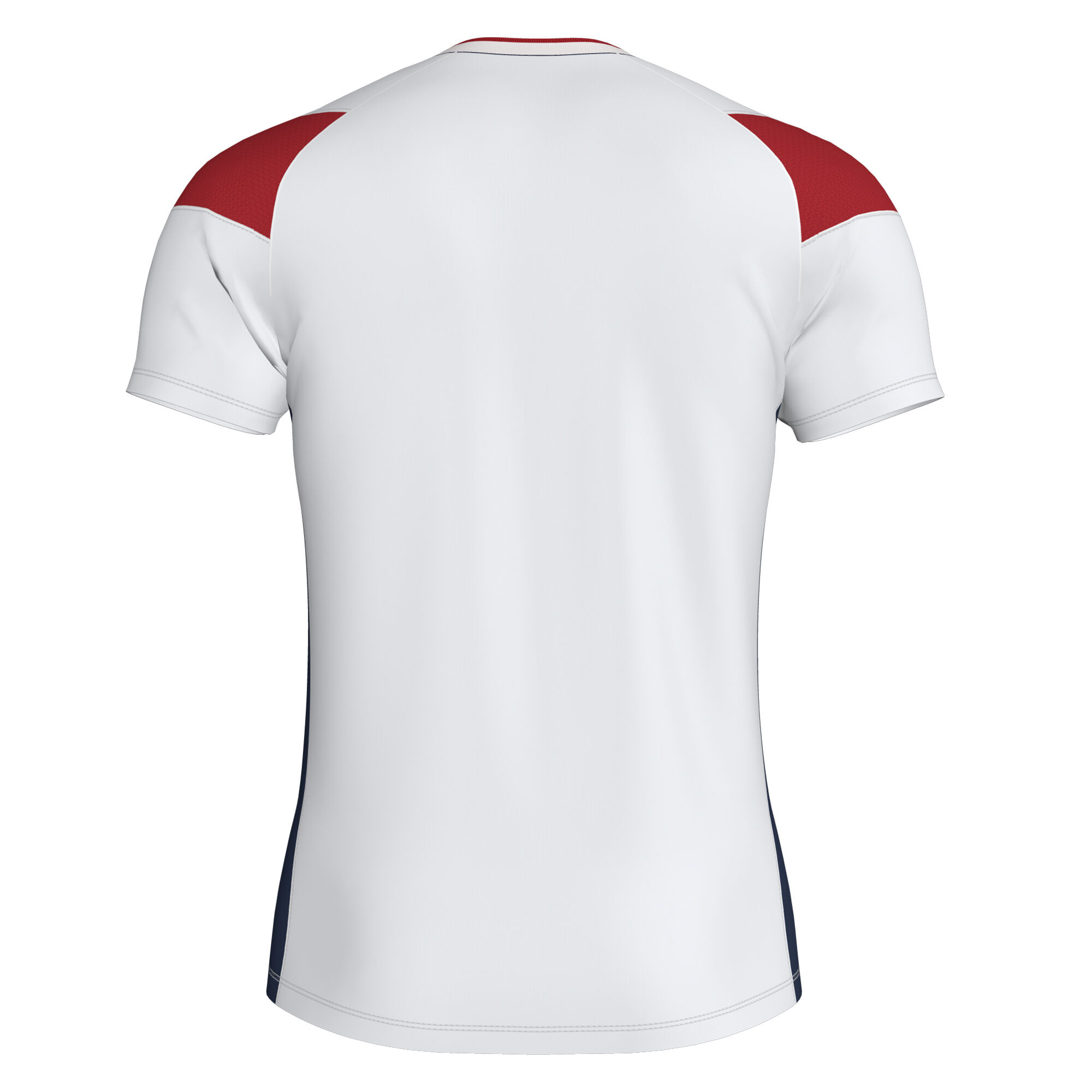 MAILLOT MANCHES COURTES HOMME CREW III BLANC ROUGE BLEU MARINE