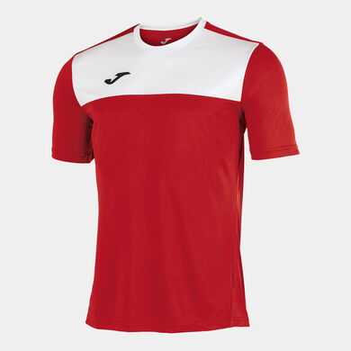 Camiseta manga corta hombre Winner rojo blanco