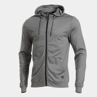 Hooded jacket man Indoor Gym gray