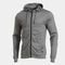 Hooded jacket man Indoor Gym gray