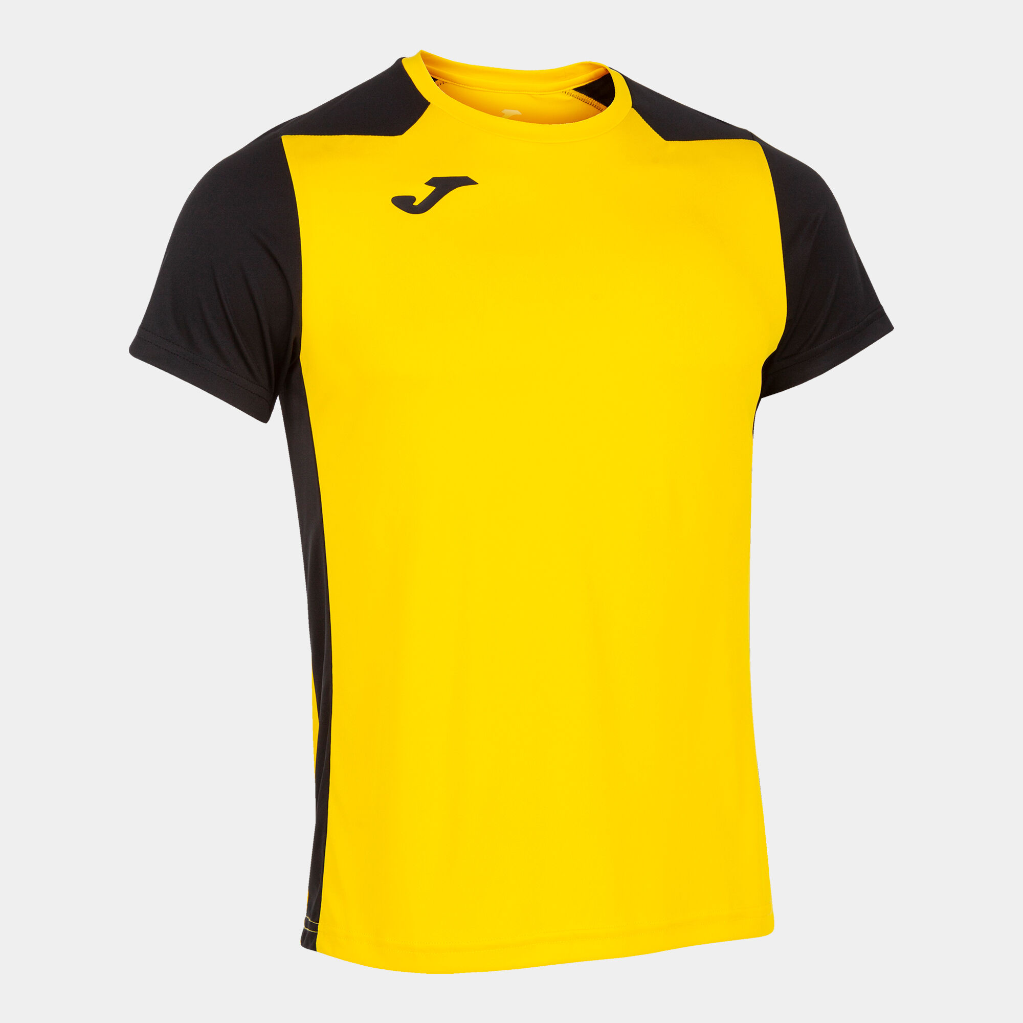 Shirt short sleeve man Record II yellow black