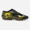 Botas fútbol Supercopa 23 césped artificial AG negro amarillo flúor