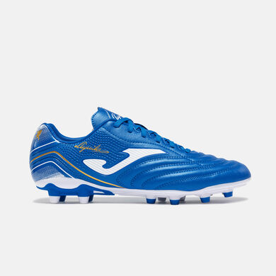 Ghete fotbal Aguila 26 teren ferm FG albastru regal