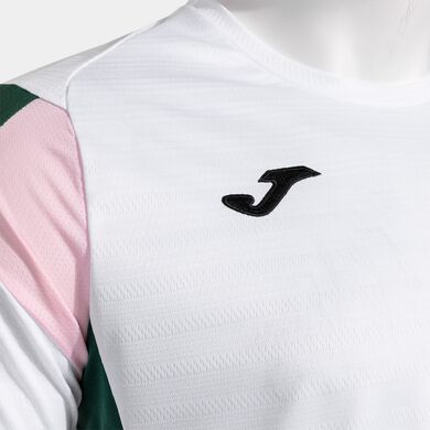 Kurzarmshirt mann Montreal wei&szlig; gr&uuml;n