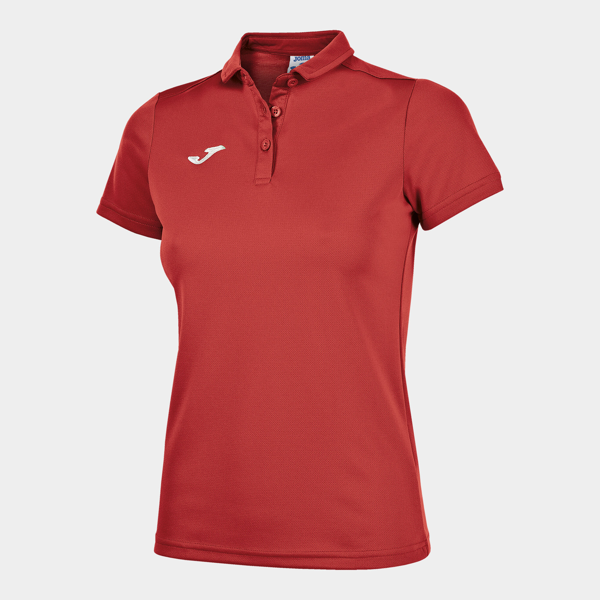 Polo shirt short-sleeve woman Hobby red