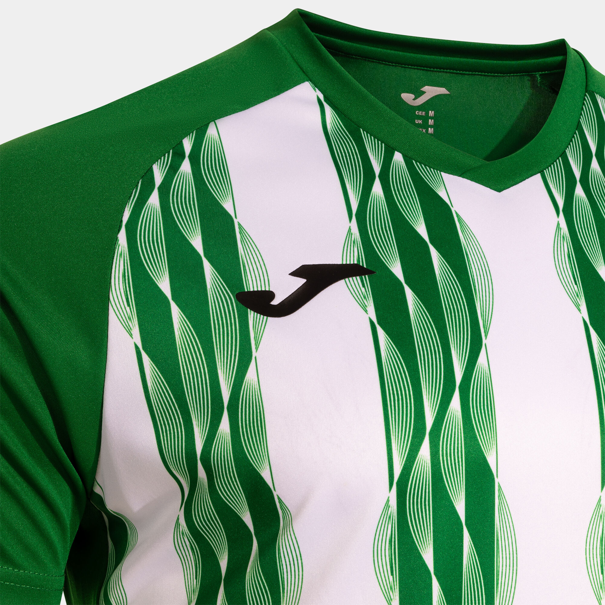 Shirt short sleeve man Inter V green white | JOMA®