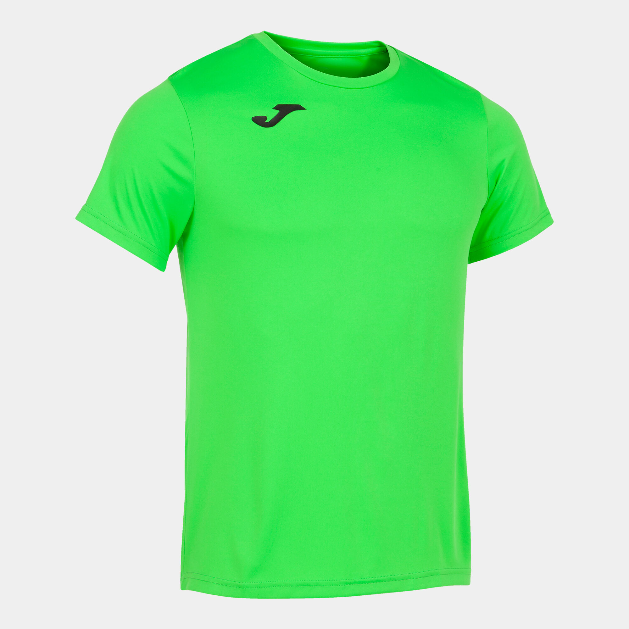 T-shirt manga curta homem Record II verde fluorescente