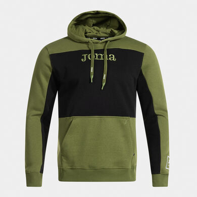 Felpa con cappuccio uomo Urban Street verde