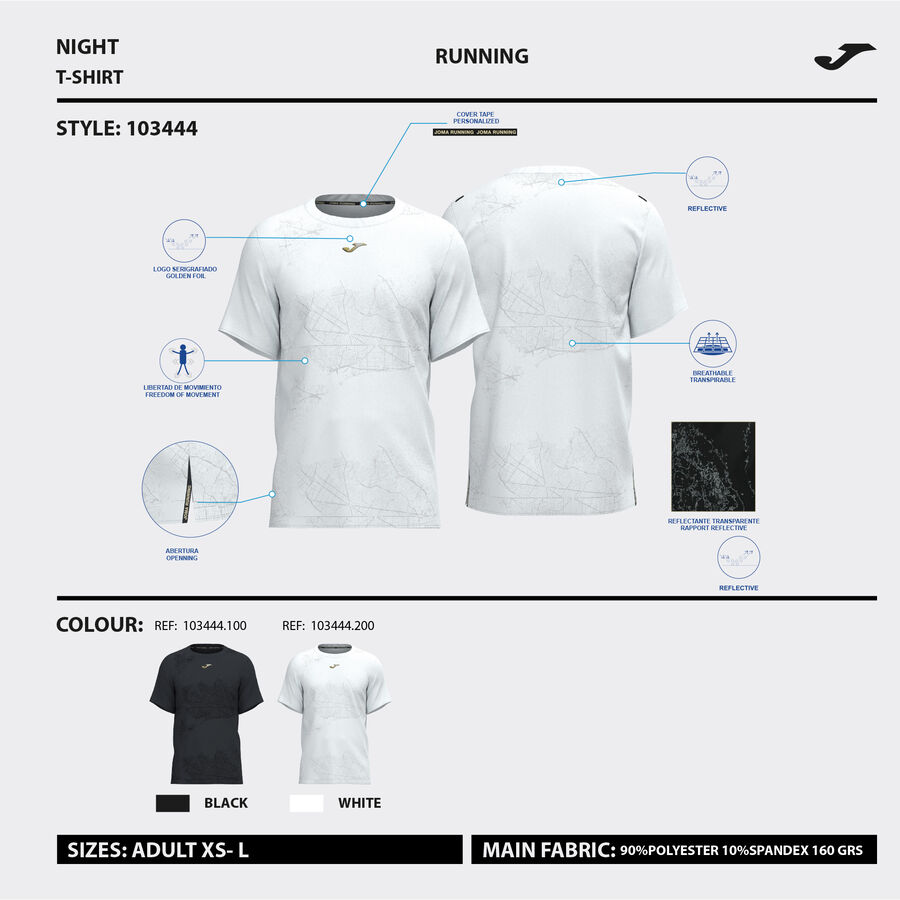 CAMISETA MANGA CORTA R-NIGHT
