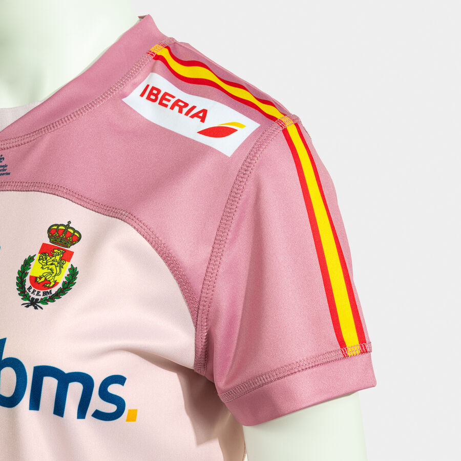 CAMISETA MANGA CORTA MUJER COMP. OFI. FED. BALONMANO ESPA&Ntilde;A