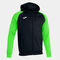 Veste à capuche homme Academy IV noir vert fluo