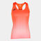 Tank top woman Elite VII fluorescent coral white